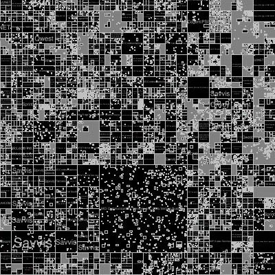 Map of the Internet (blacklisted)
