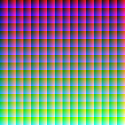 What does 16 Million colors look like?