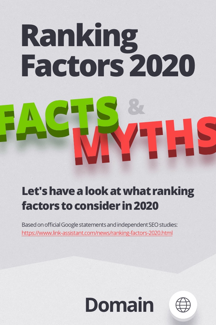 Google Ranking Factors 2020: Facts and Myths