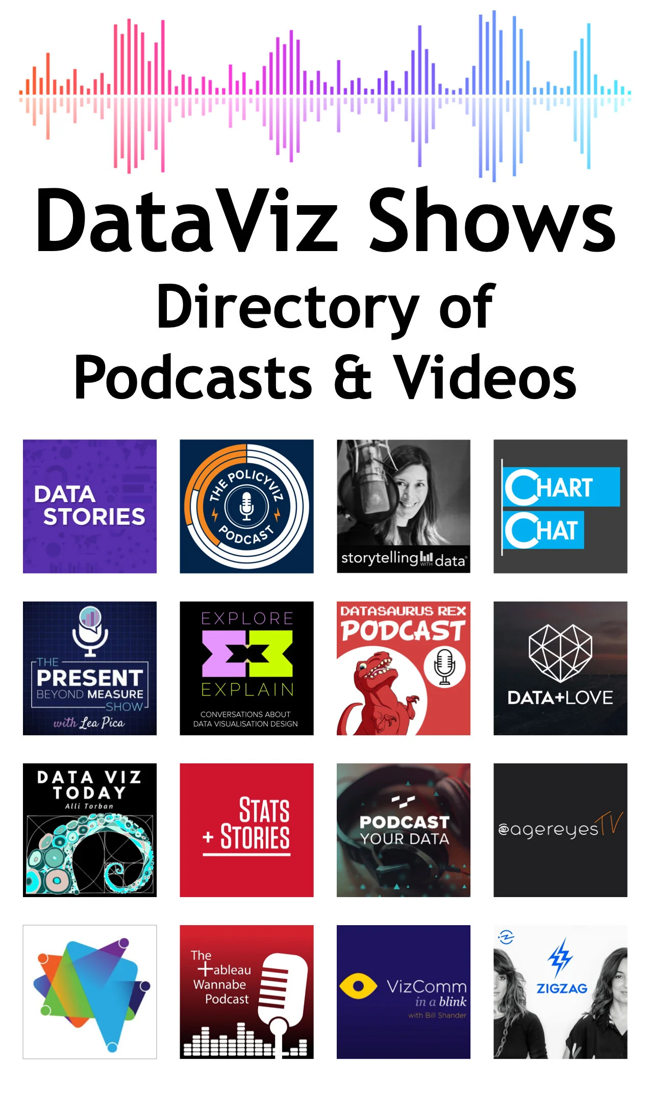 16 DataViz Shows: Podcasts and Video Series