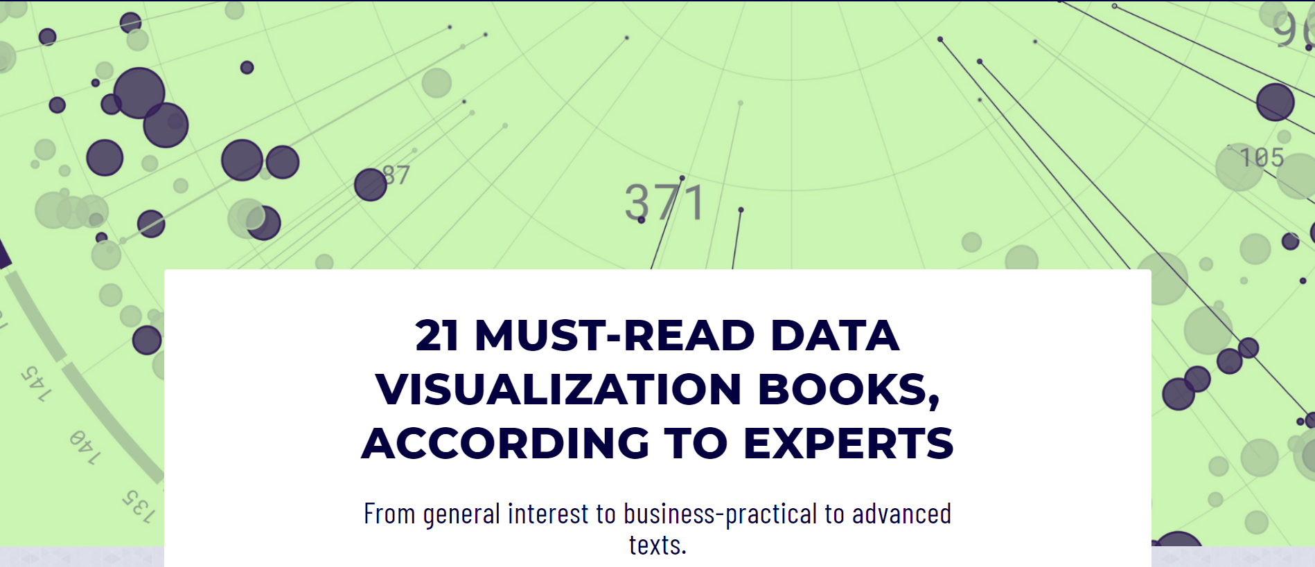 21 Must-Read Data Visualization Books, According to the Experts — Cool ...