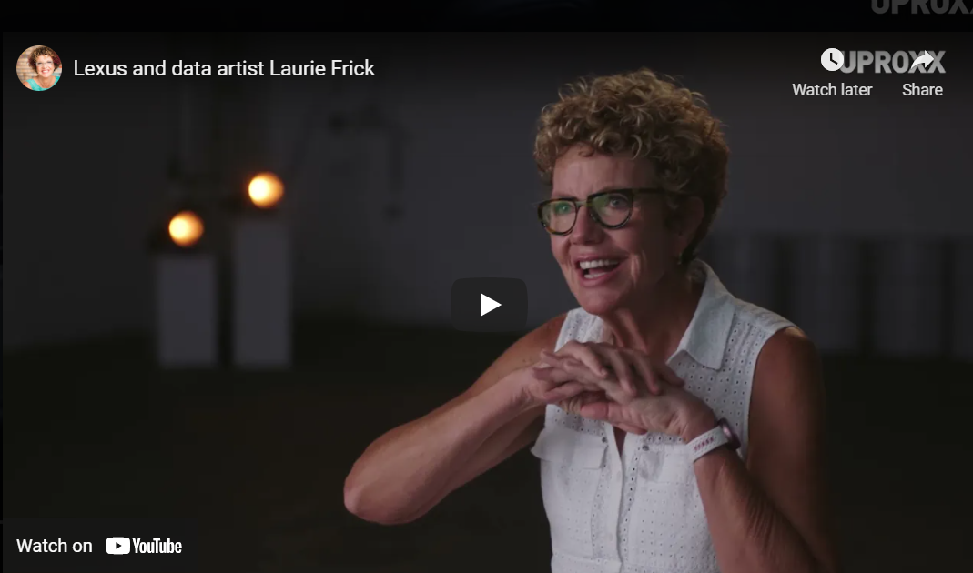 Lexus and data artist Laurie Frick