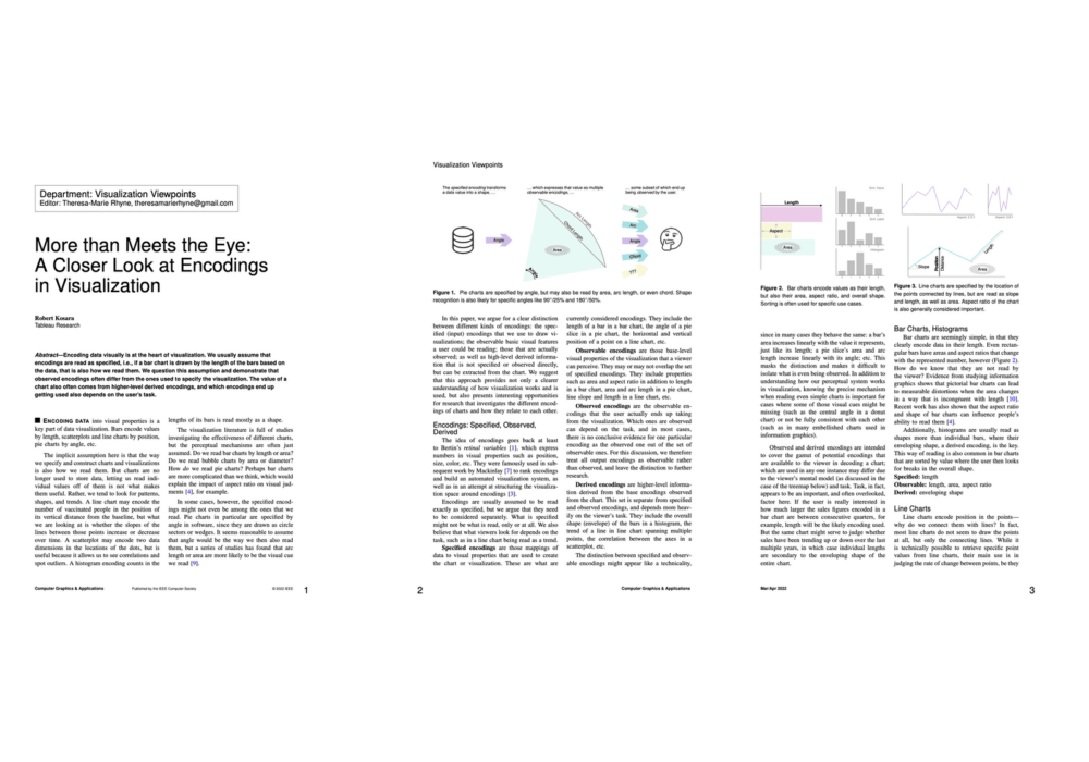 More Than Meets the Eye: A Closer Look at Encodings in Visualization