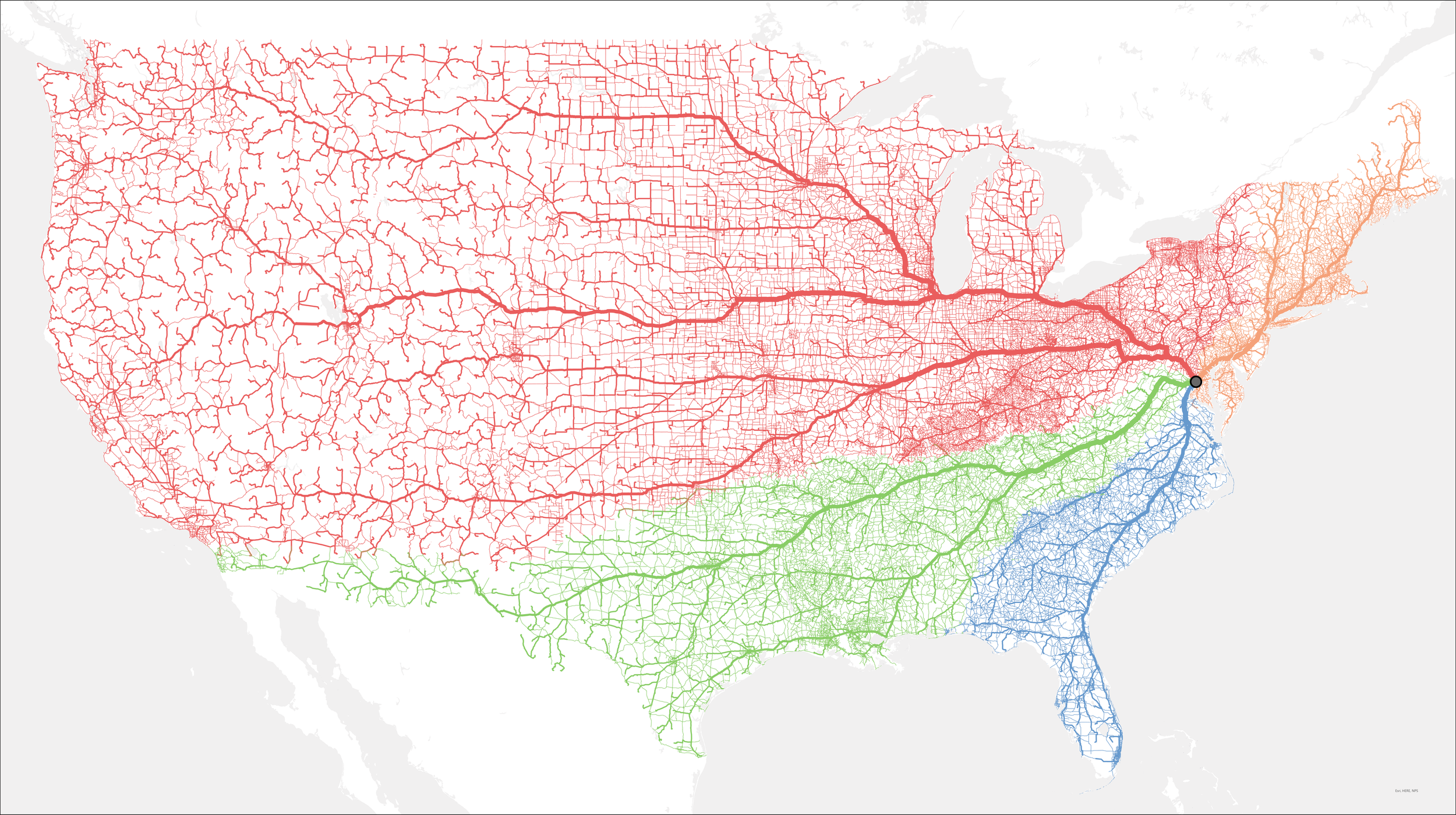 The Quickest Route to Washington DC