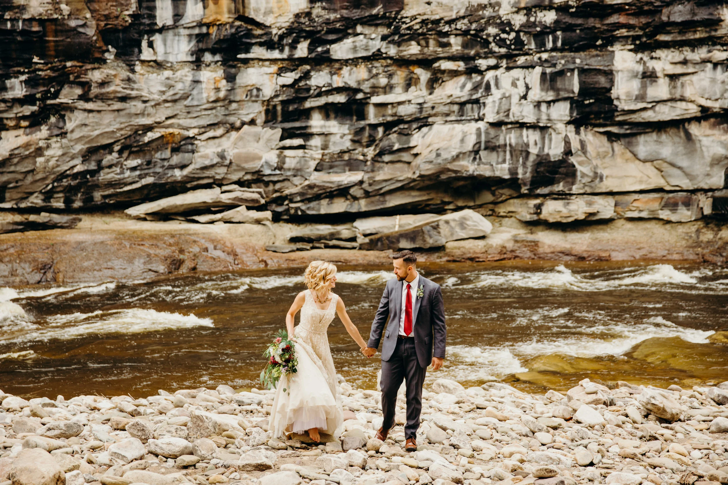 Brittany &amp; Lenny | Backyard Cabin in the Woods Wedding | Pennsylvania Wedding Photographer