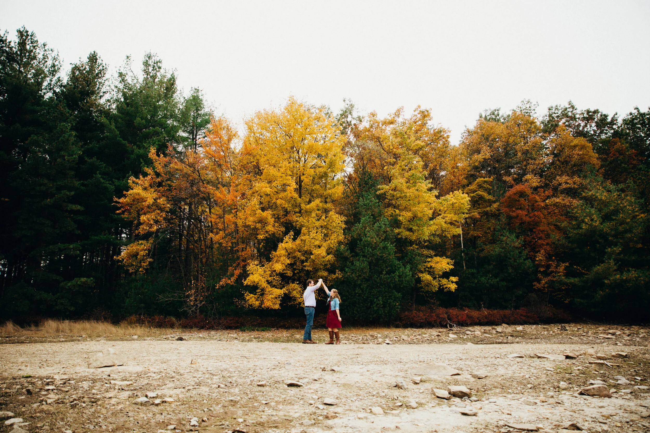 Shawnee &amp; Logan | Long Pine Reservoir Engagement Session | Pennsylvania Wedding Photographer
