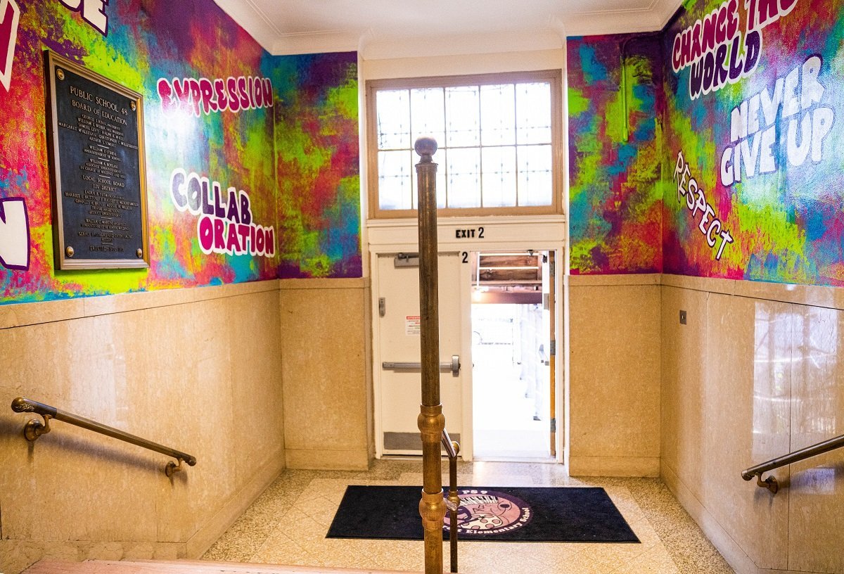 Mural Makeover at PS 9 