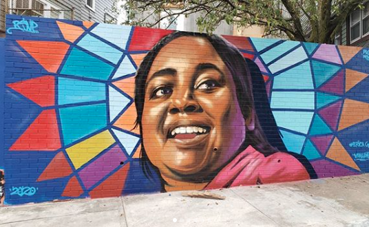 Erica Garner Memorial on Wave St. (Copy)