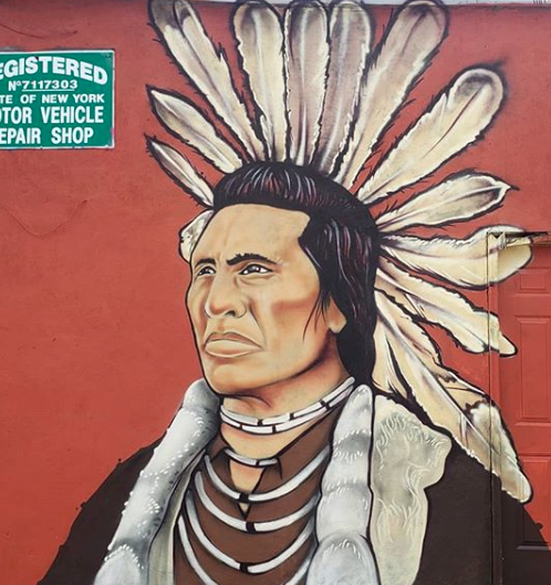"There Can Never Be Justice on Stolen Land" on Wave St. 