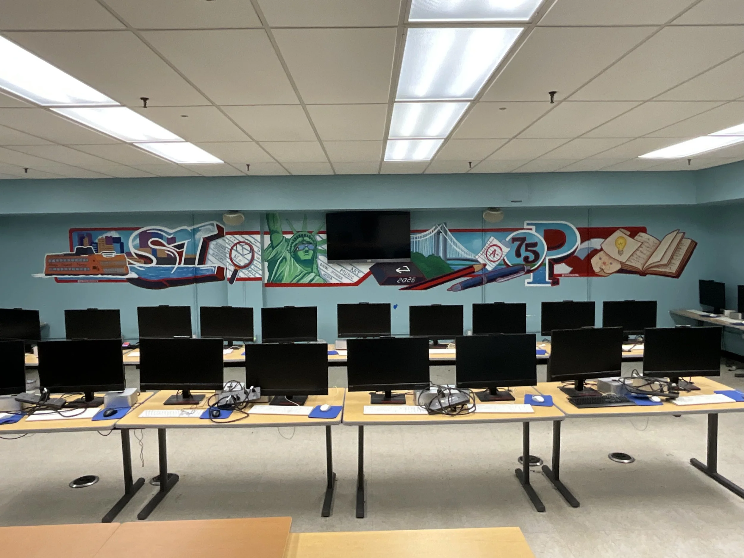 "NYC Banner" at IS 75