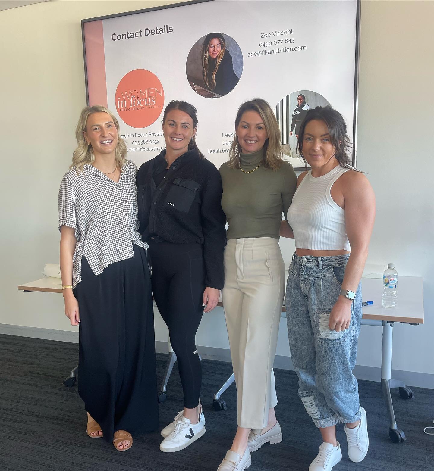 We had the privilege today to speak to members of the community who were interested about all things Exercise, Pelvic health &amp; nutrition during the pregnancy and early postpartum periods!! 

Thank you so much to Bondi strength coach @leesh.brown 