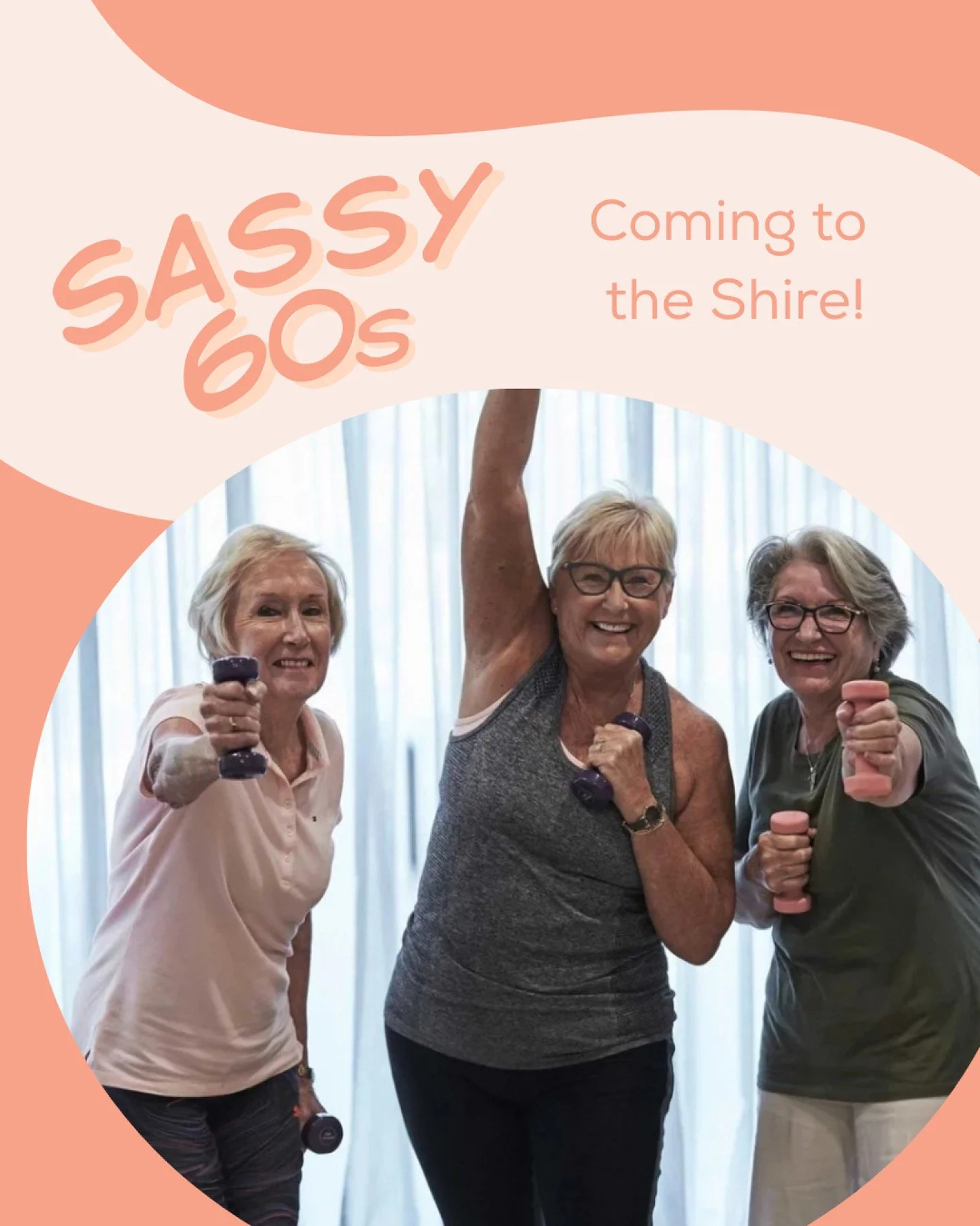 ✨ Sassy 60s is coming to Miranda ✨

Tell your mums, your aunties and your friends because our much loved Sassy 60s &amp; Beyond classes are officially launching at our Miranda clinic. These classes have been an absolute favourite in our Bondi studio,