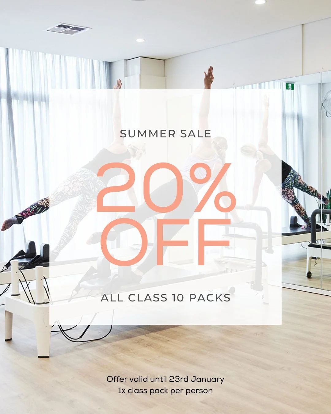 ☀️ WIF Summer Sale is here ☀️

We know how much you all wait for this one, and we&rsquo;re very happy to say our Summer Sale has arrived.

To help you ease back into movement in 2026 in a way that feels supportive and sustainable, we&rsquo;re offerin