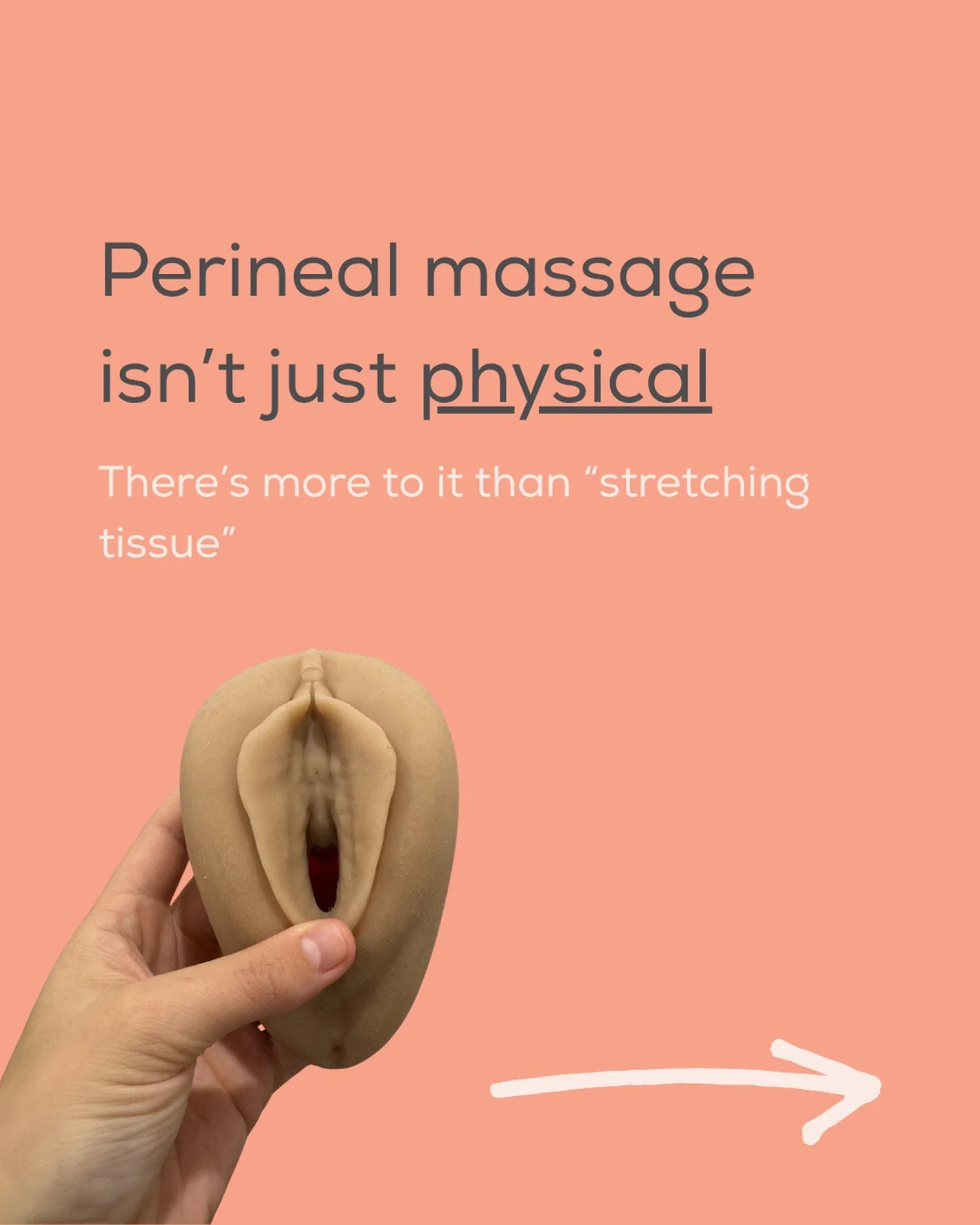 Perineal massage isn&rsquo;t just about stretching 

A lot of the conversation around antenatal perineal massage focuses on stretching tissue or reducing tearing risk, but there&rsquo;s another important side to it that we often discuss in women&rsqu