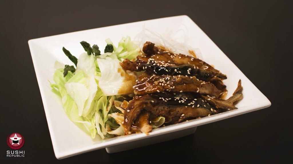Rich. Savory. Unforgettable. 🍱🔥

Our Una Don is stacked with tender, glazed eel, perfectly paired with fluffy white rice and fresh, crisp veggies for that balance in every bite.

One bowl, all the flavor.

#SushiRepublic #Unadon #EelCravings #Foodi