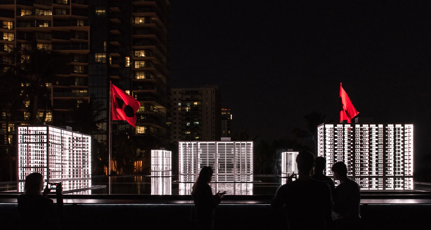 Lars Jan, Slow-Moving Luminaries, 2017, installation view. Photo courtesy of the artist and Audemars Piguet.