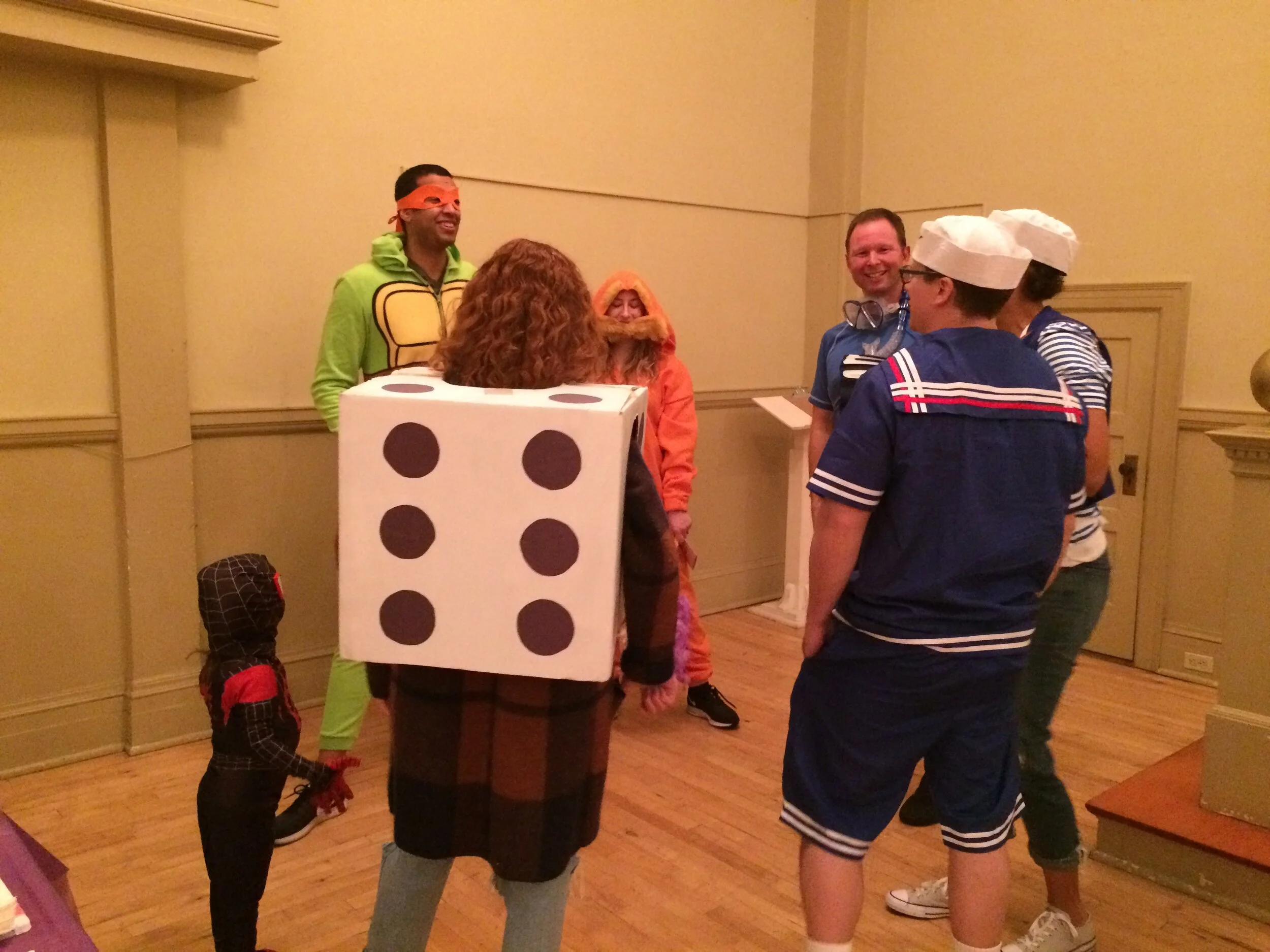 Creative costumes, an evening highlight