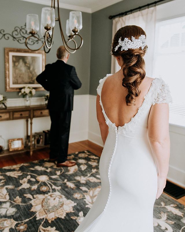 Emily turned &ldquo;the party ponytail&rdquo; in to the most sweetly southern, elegant bridal hair. We tried on a few different styles but the elegant and understated ponytail fit so perfectly with her carefully curated details. So in love with every