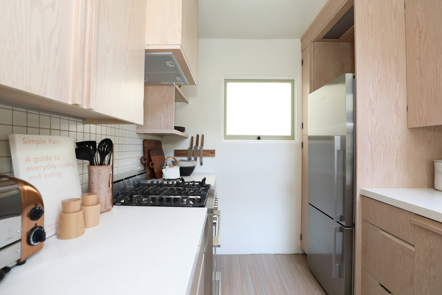 The kitchen in the Maid's Room at Manola Court. 