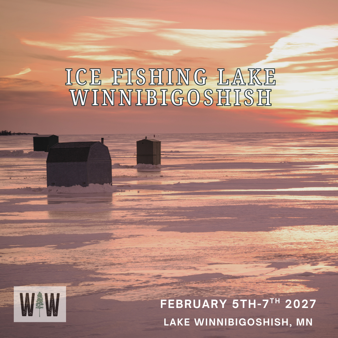 Ice Fishing Lake Winnibigoshish, MN