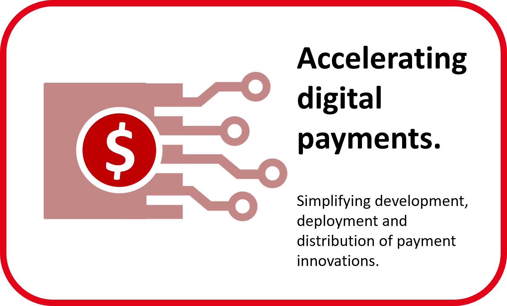 Accelerating digital payments.