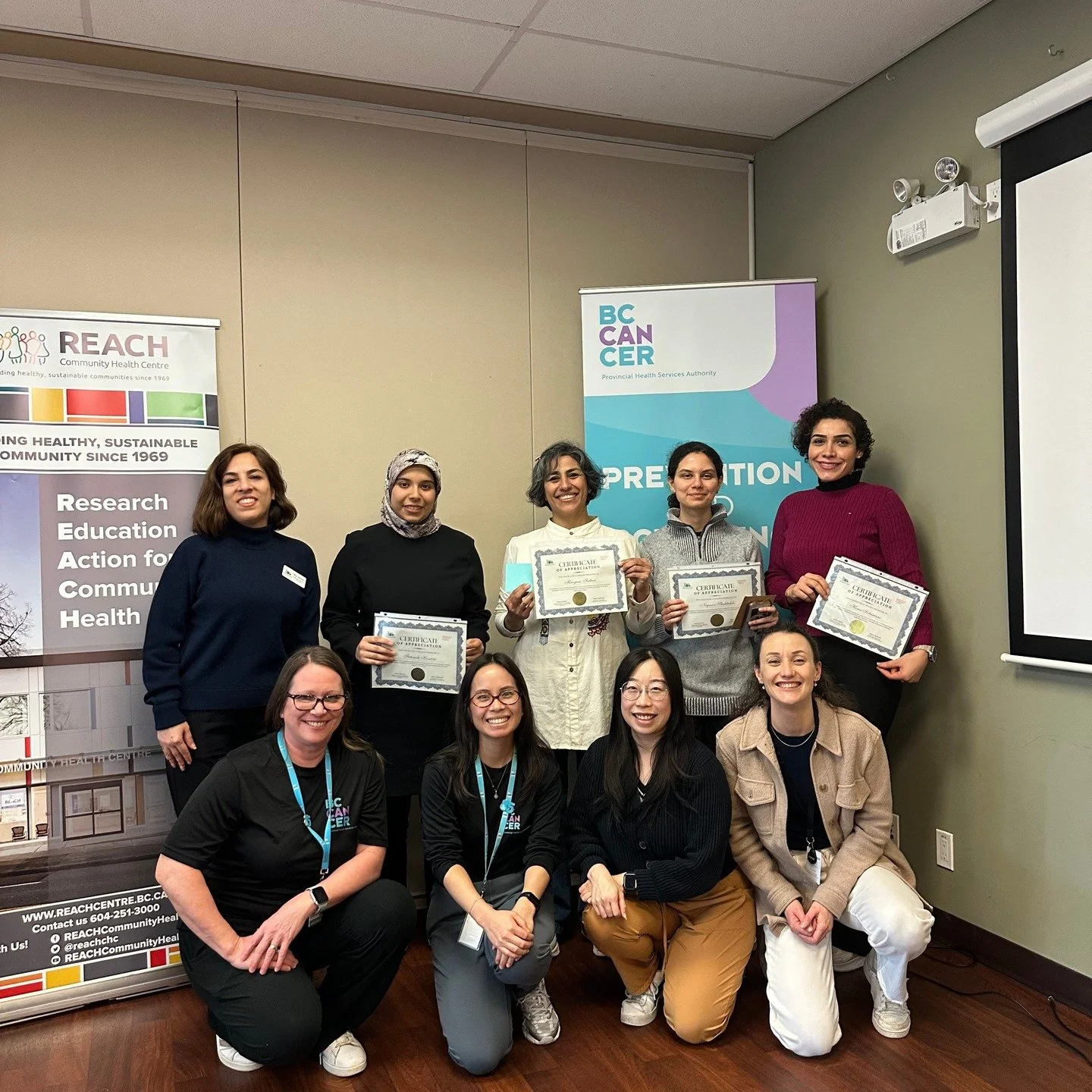Public health information can be hard to access if language is a barrier. That&rsquo;s why we are so grateful to @bccancer and @ubcvolentia for working with us to deliver cancer screening workshops to diverse communities, translated in multiple langu