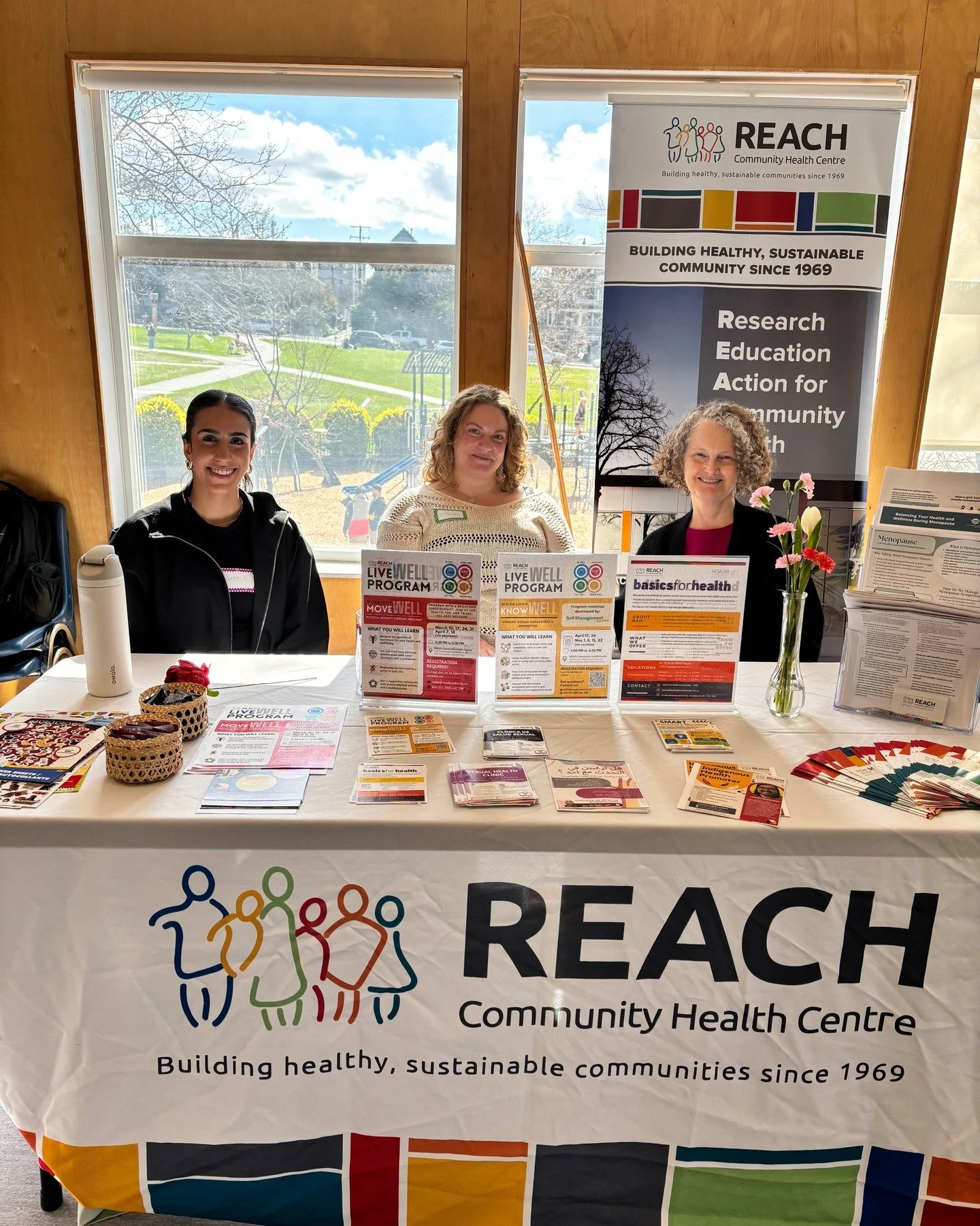 We are still on a high after our Spring into Care event at @britanniacentre with @vwhc_ and @bccancer 🌸

Between the massages from Langara&rsquo;s Registered Massage Therapy program, henna application, mural painting, cervix self-screening kits and 