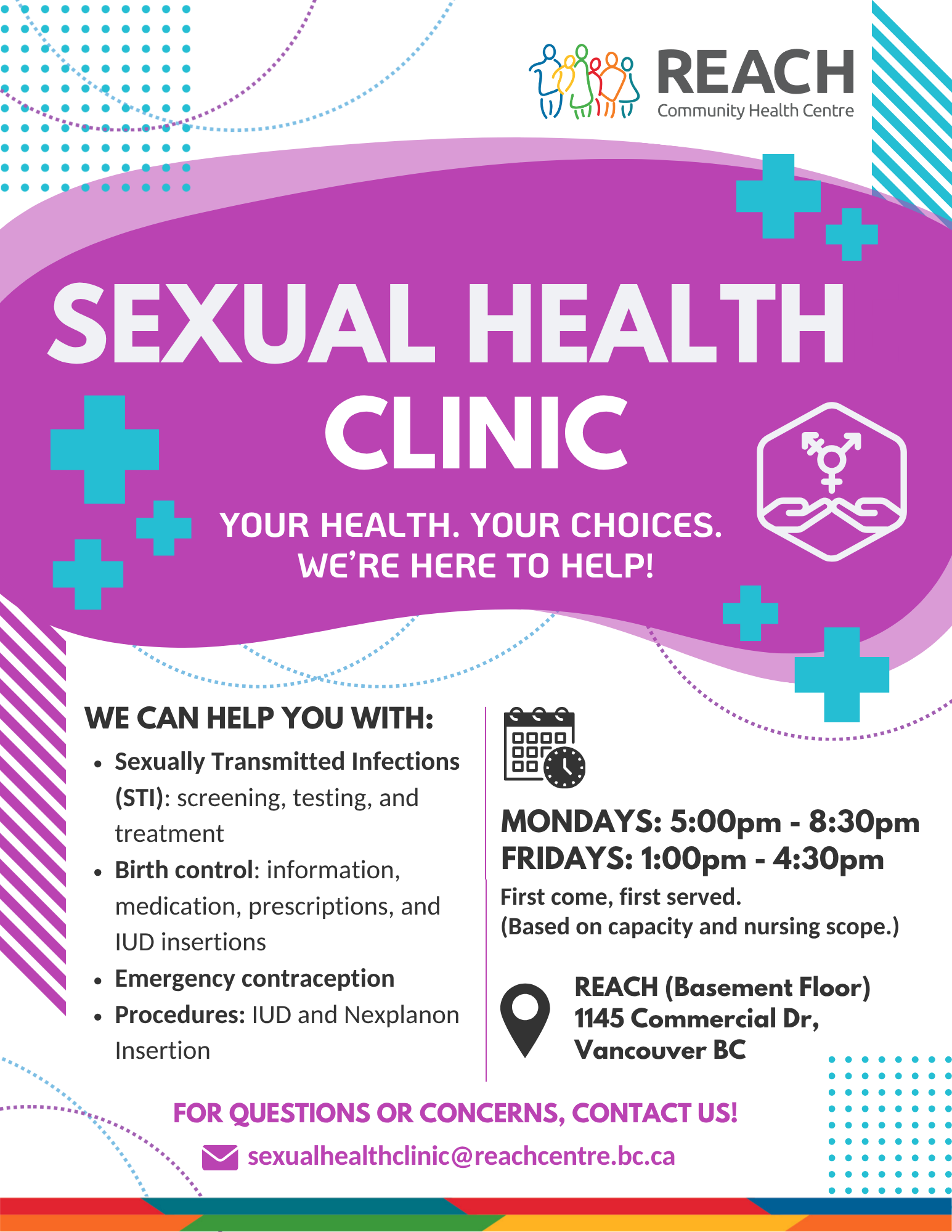 Sexual Health Clinic — REACH Community Health Centre