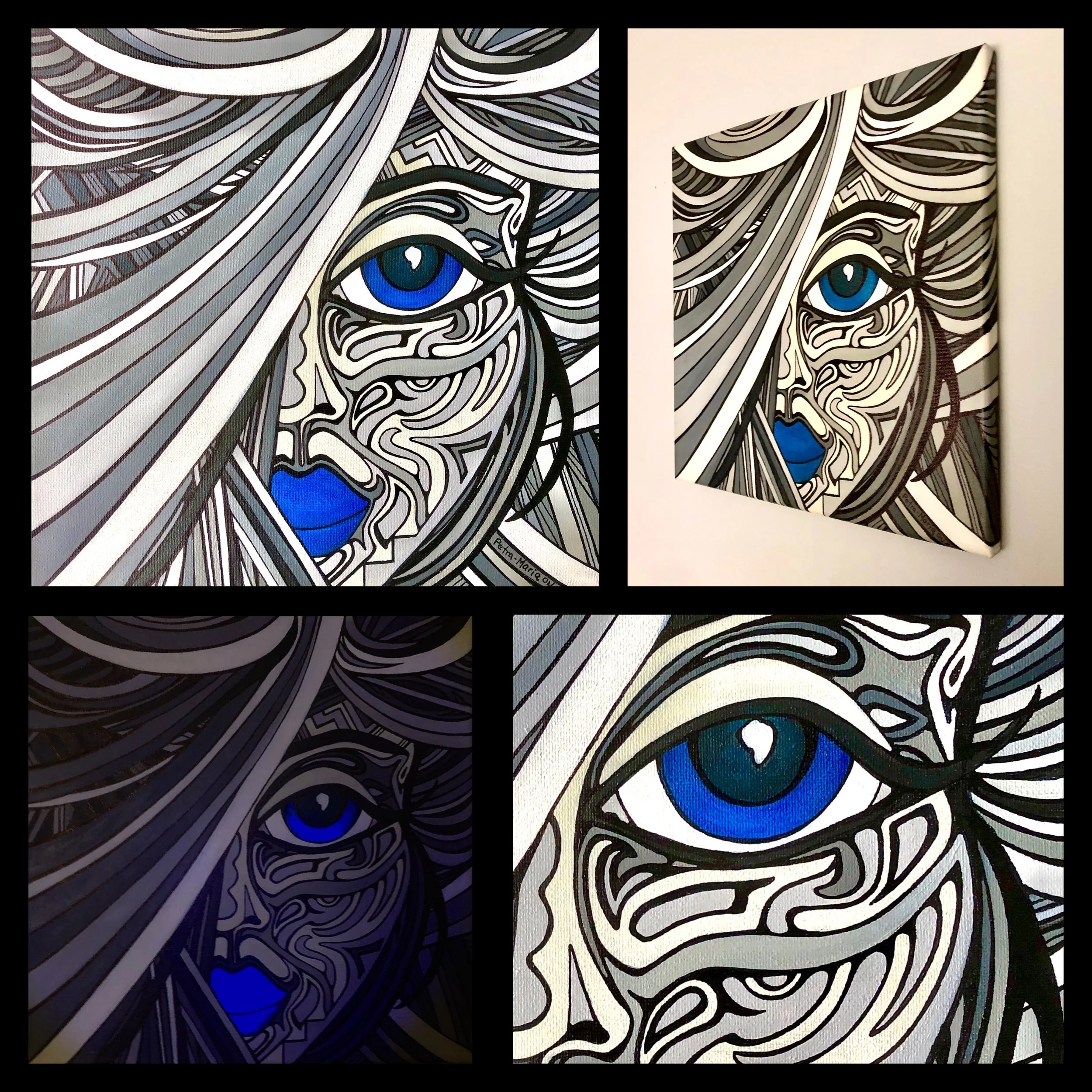 Blue Whisper - 4 - 12x12 - Acrylic on Canvas.JPG