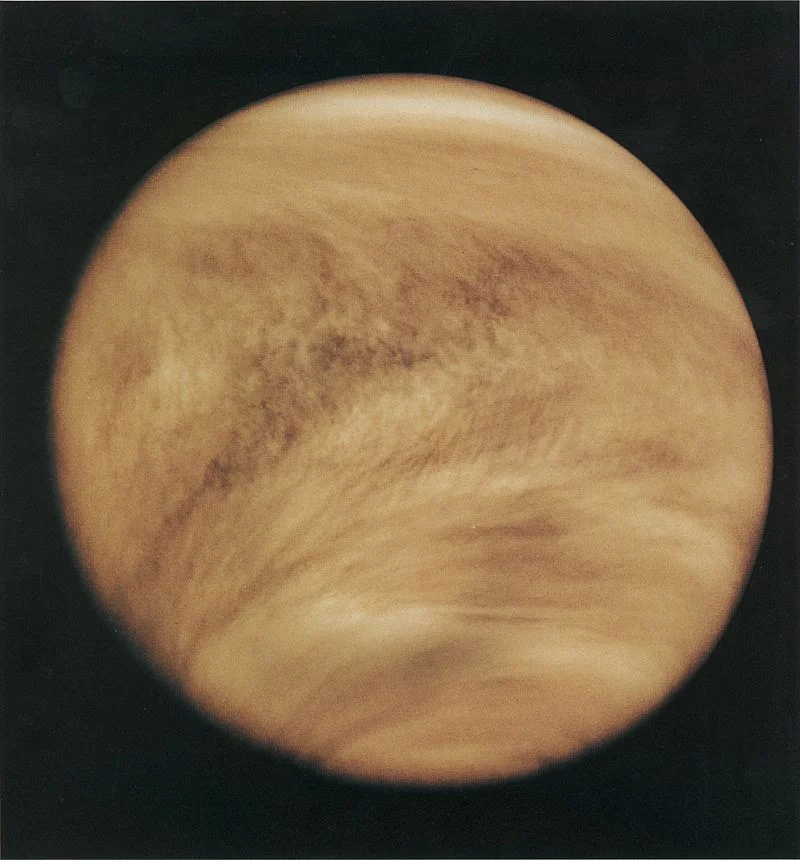 Venus is UV taken from Pioneer Venus Orbieter (Feb 26, 1979)