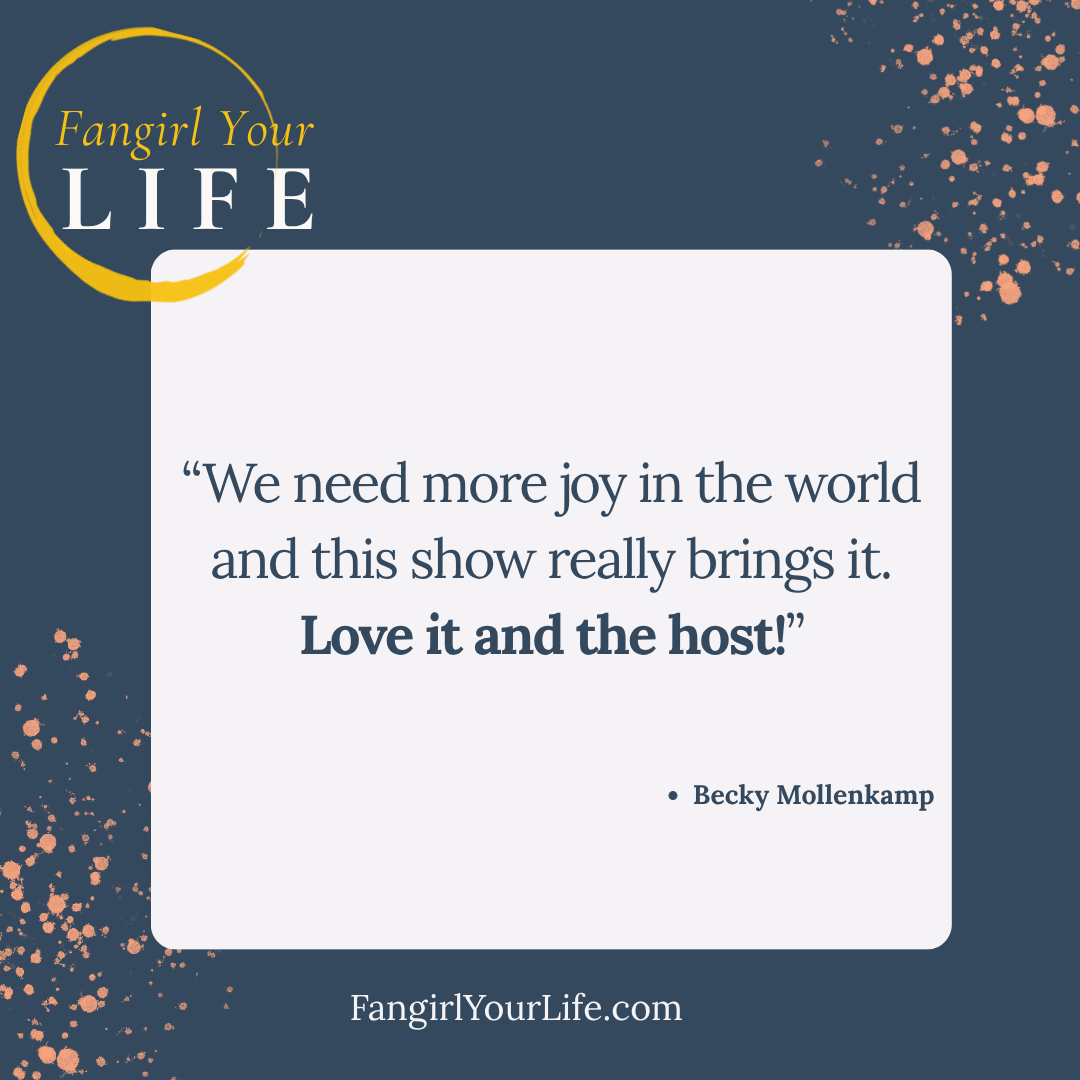 “We need more joy in the world and this show really brings it. Love it and the host!” - The Best Self-Improvement Podcast Episodes For Every Mood_Find Your Vibe - Fangirl Your Life Podcast with Nadine Stille - Podcast Testimonial.png