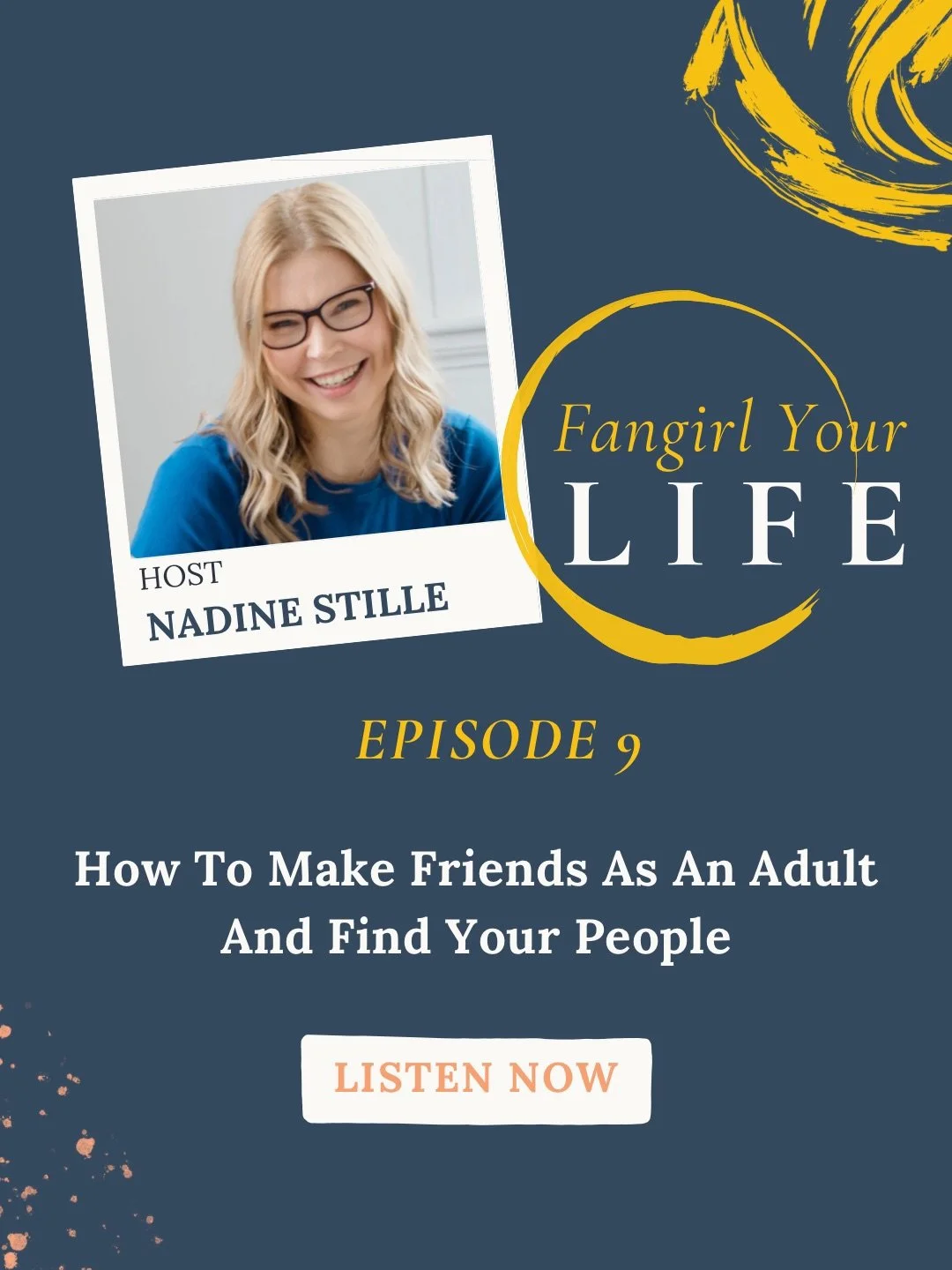 🎧Today, let&rsquo;s fangirl over making friends as an adult, finding your people. This episode is for the person who needs to hear that they are &ldquo;wonderful and badass&rdquo; and that their people are out there - they just might not live on the