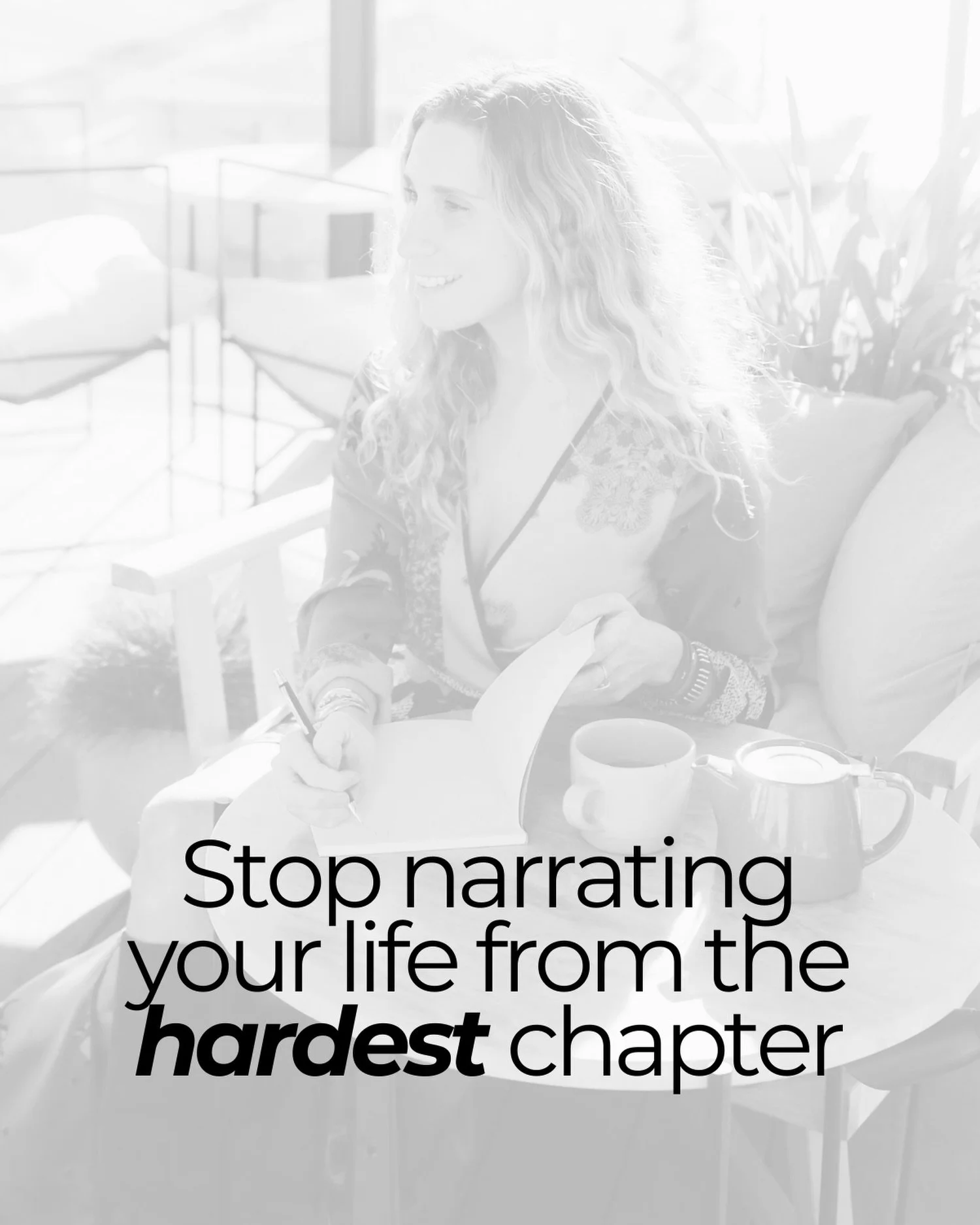 The hardest chapter deserves to be acknowledged. But it doesn&rsquo;t deserve to become your identity.

Be careful how you speak about yourself.

If every story you tell begins with what broke you, you&rsquo;ll eventually believe that&rsquo;s all the