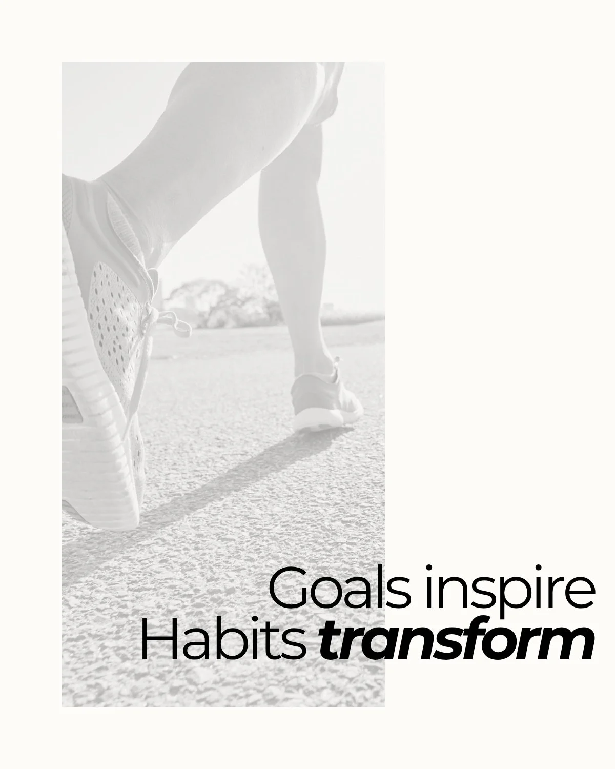 Big goals can change your direction.

But it&rsquo;s the small things you do when no one is watching that change your life.

The walk you take.
The boundary you keep.
The promise you keep to yourself.

Transformation rarely happens in one big, life-c