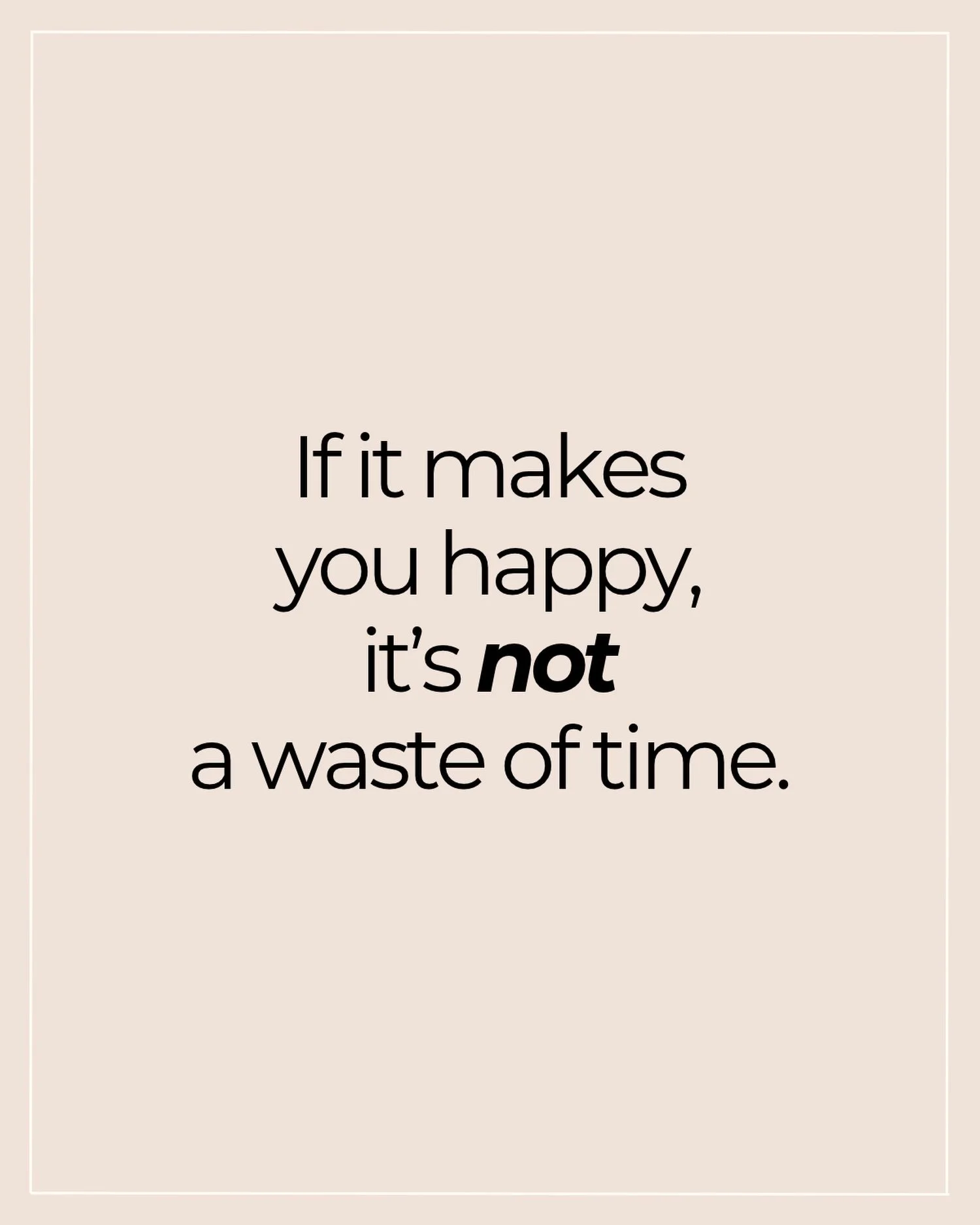 When did we start believing that every moment of our lives needs to be productive?

That every hobby needs to become a side hustle, every free hour needs to be filled, every activity needs to have some measurable benefit...

Sometimes, the best thing
