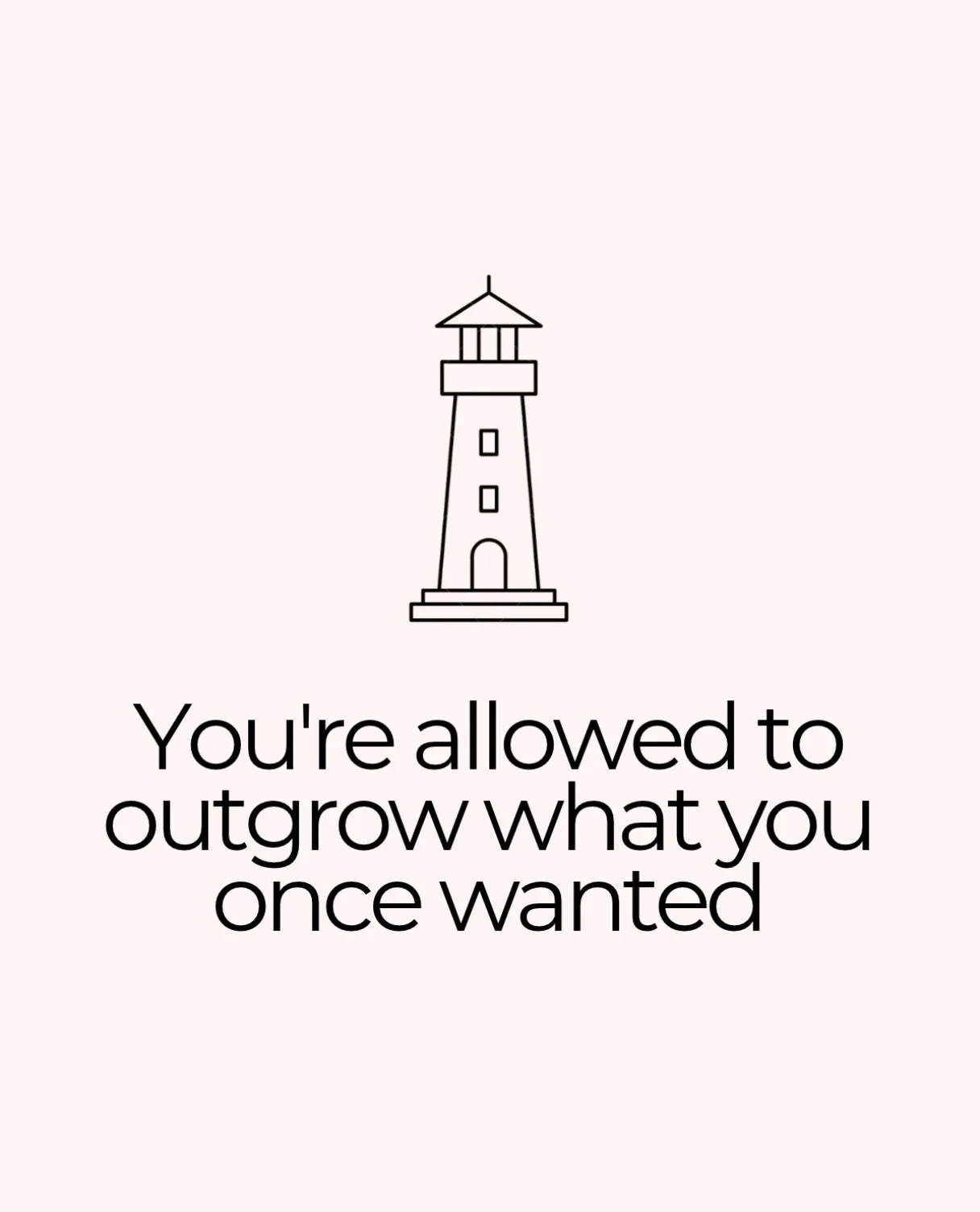 Sometimes growth means realizing that what you once wanted isn&rsquo;t what you want anymore.

The career. The friendship. The dream. The version of success you spent years chasing.

You&rsquo;re allowed to change your mind. To choose a different dir