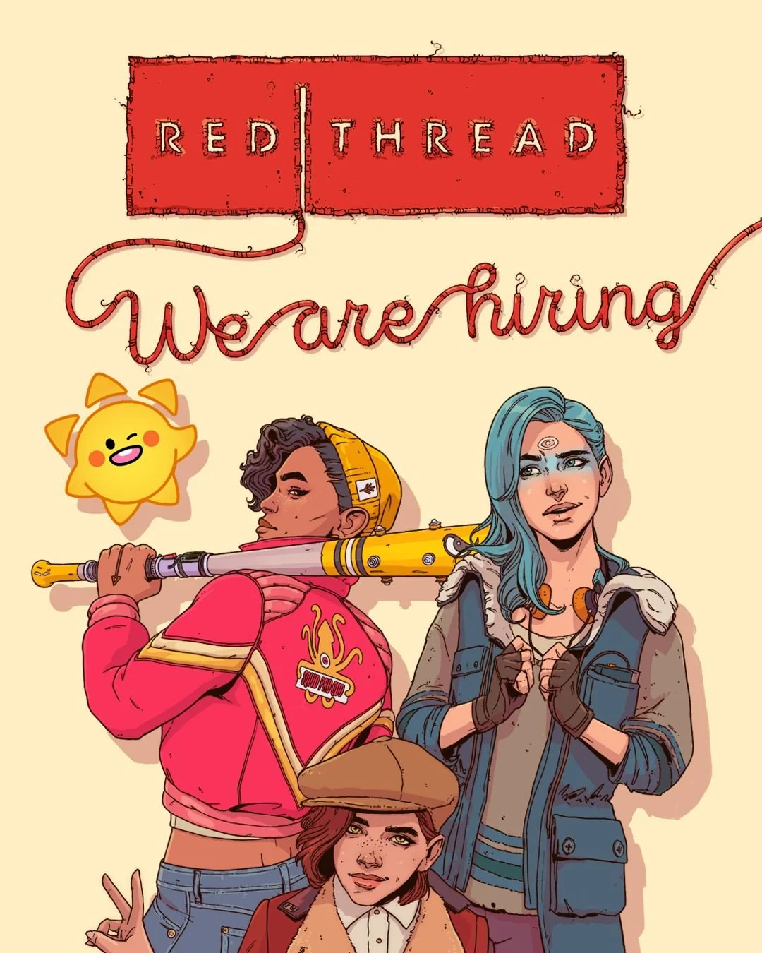 We’re looking for a Community and content coordinator! ✨
Red Thread Games is searching for someone to help tell our stories and connect with players around the world.
If you love creating content and engaging with players in meaningful ways,
