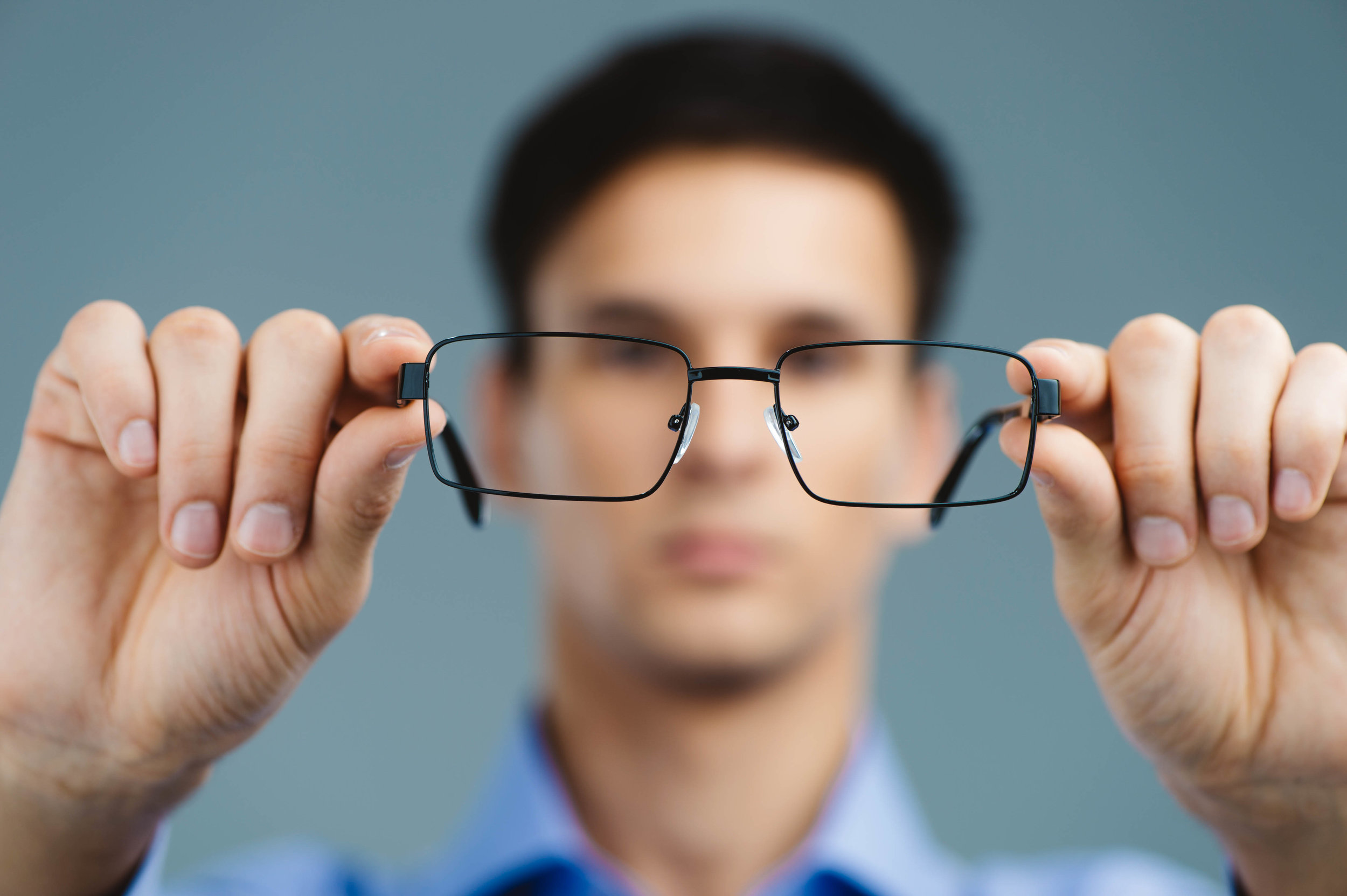 What causes blurred vision?