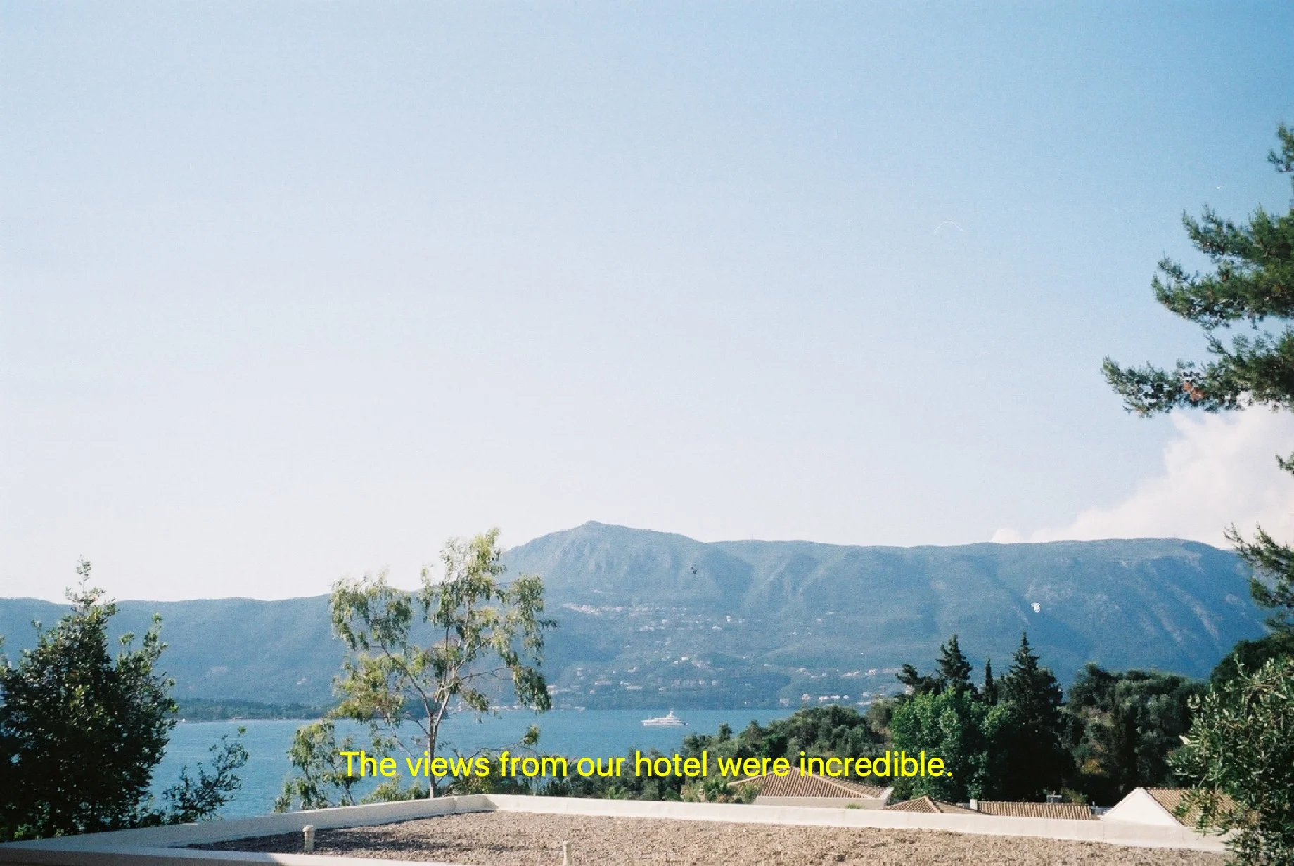 Corfu on 35mm Film