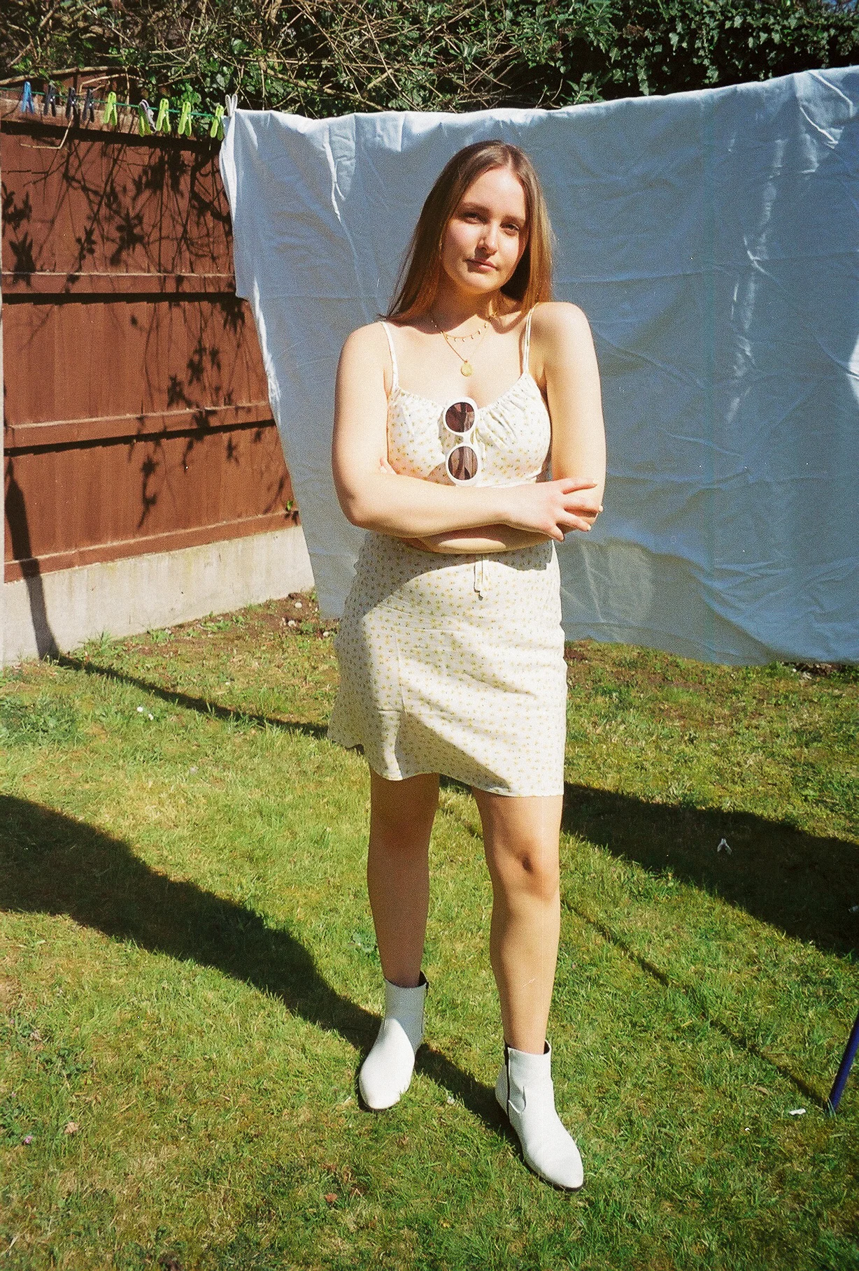 summer mini dress yellow