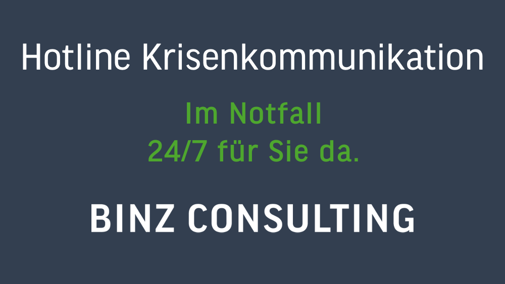 Für alle Fälle da: Hotline Krisenkommunikation