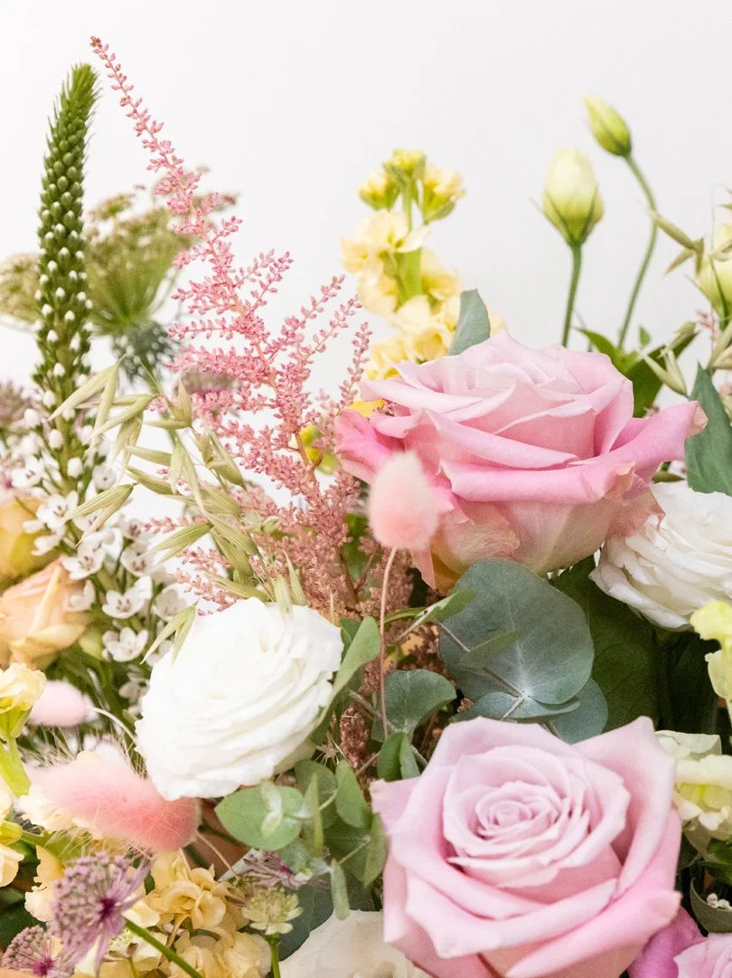 Gracie Beth, Fresh Flower Bouquet, Detail View. (Copy)