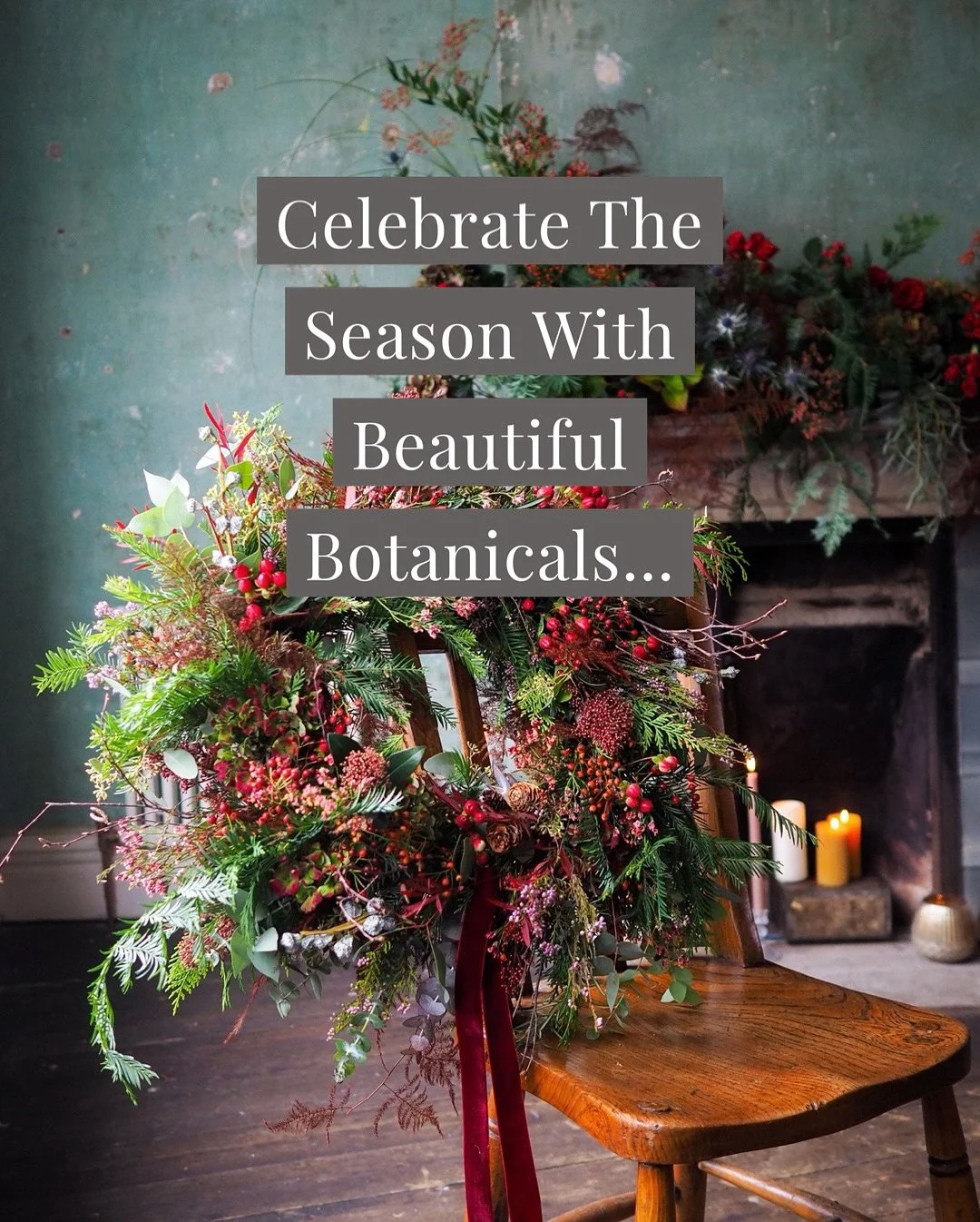 Bring nature indoors this Christmas holiday with the best of the season&rsquo;s beautiful botanicals 🌿 ✨ 🌺 🎄 Swipe through to see a few of our bestsellers... ➡️ ➡️
The Dazzler Wreath - full &amp; luxurious in a more traditional design
Winterberry 