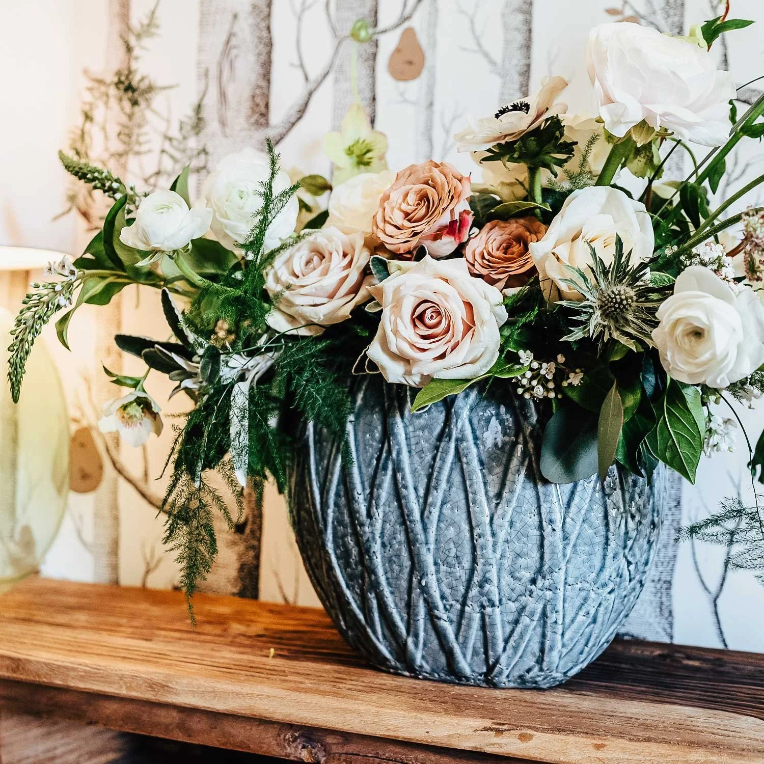 Lifestyle hotel shoot featuring fresh flowers and relaxed luxury interiors