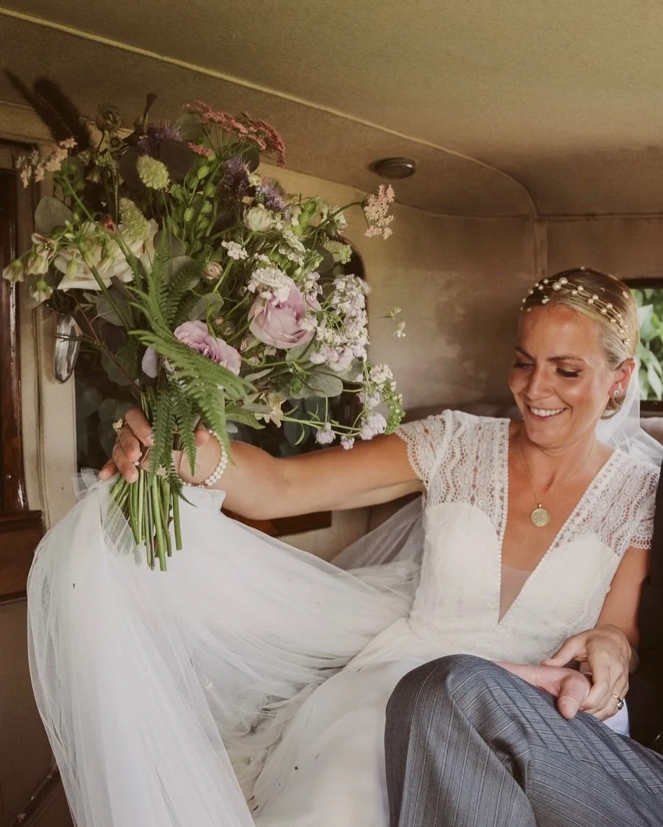 Spring summer wedding memories in vintage lilacs, rambling dusty pinks, soft ivory and wild hedgerow greens. Can you almost feel the sunshine? 
Photography by @nickrayphoto
Planning @captiv8eventslondon
Trees @whitestemhire
Marquee - @greenhill_marqu