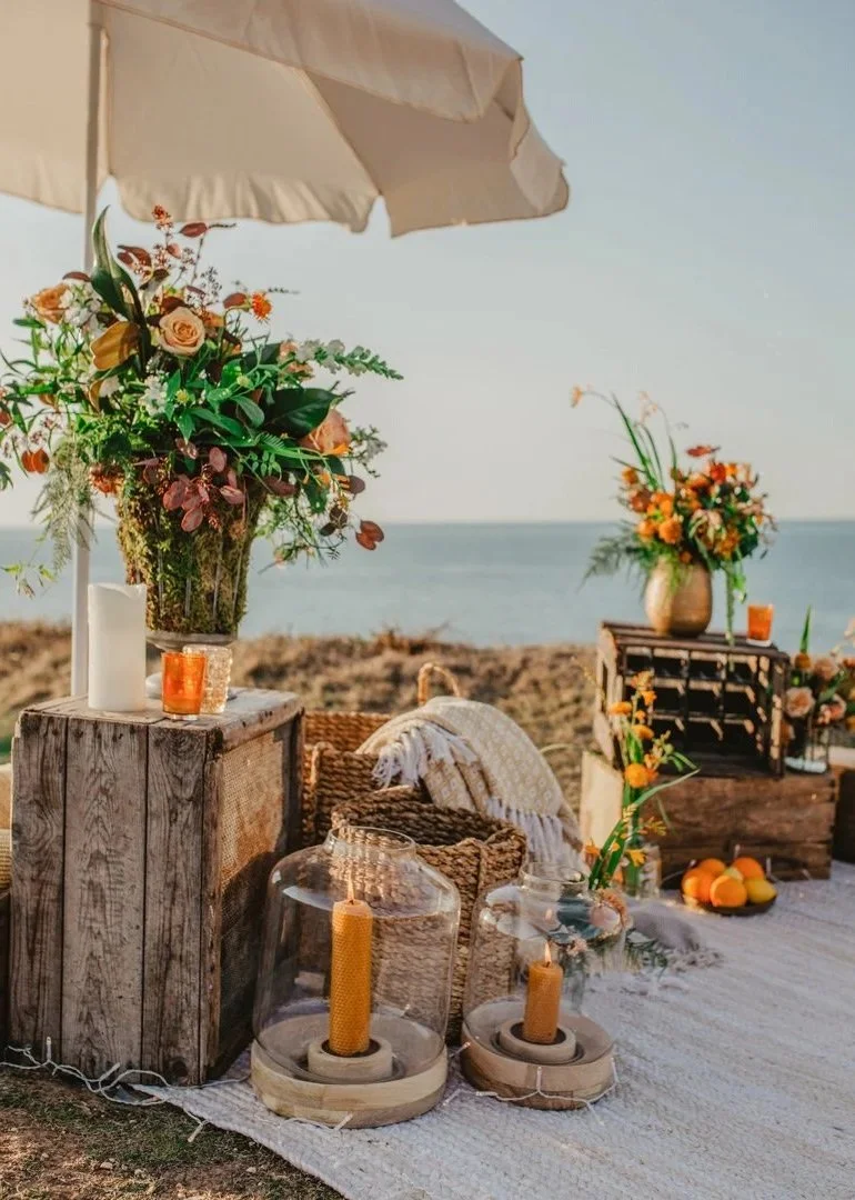 Romantic luxury proposal styling at Chewton Glen Treehouse Suite