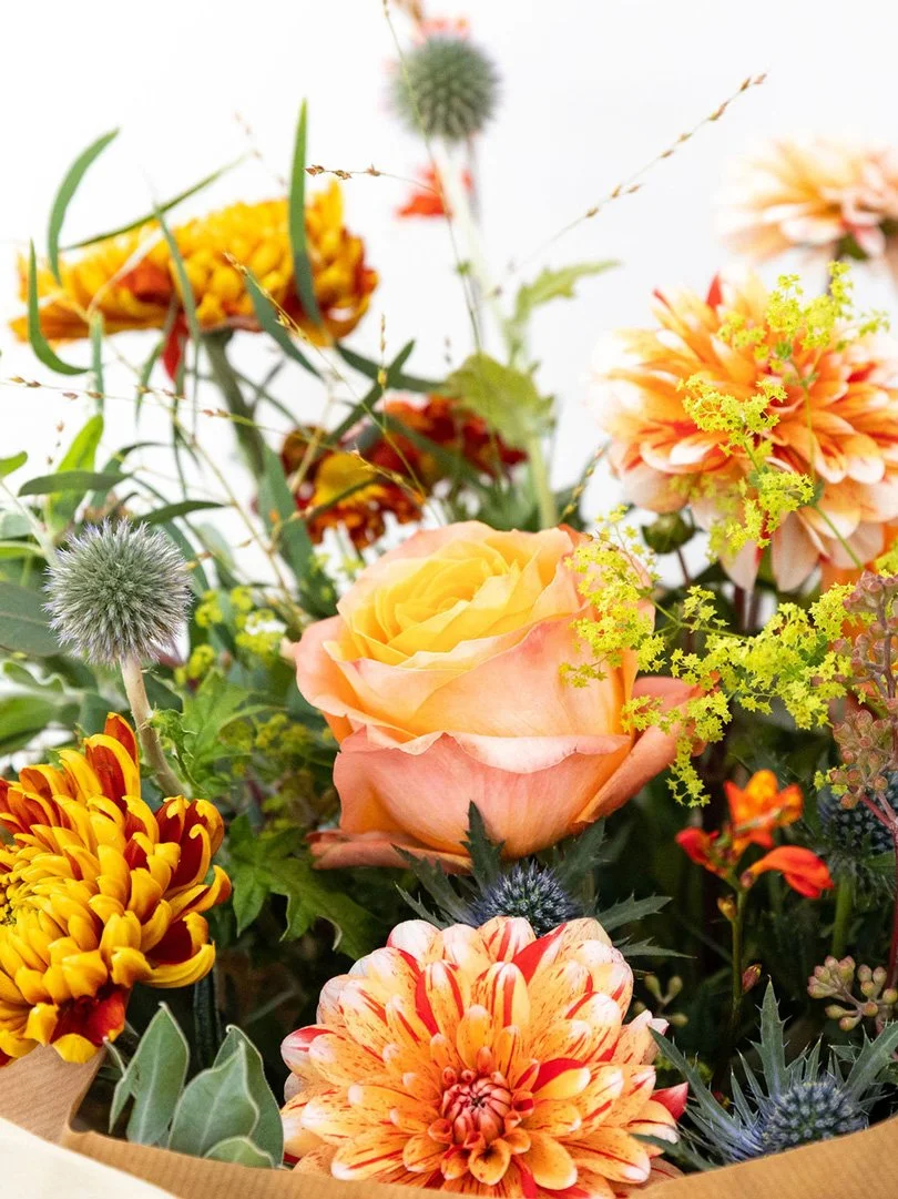 Hawaiian Twist, Fresh Flower Bouquet, Detail View.