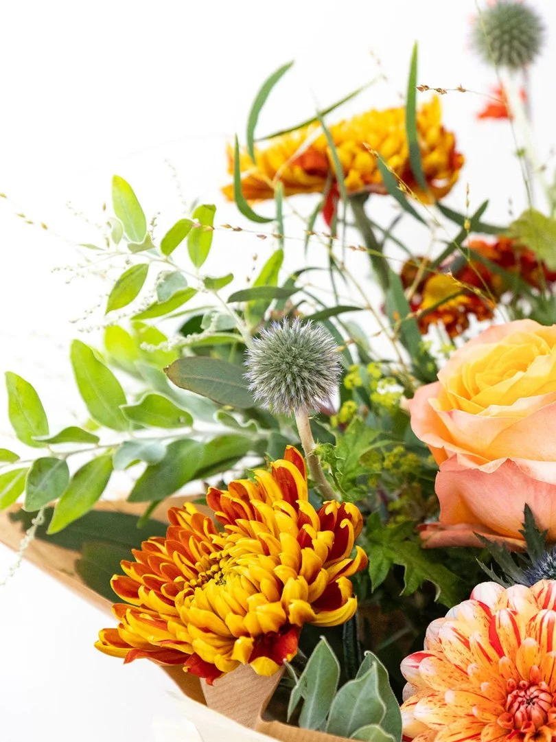 Hawaiian Twist, Fresh Flower Bouquet, Detail View.