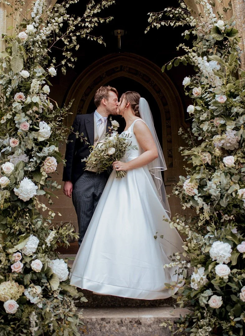 Floral arrangement with dramatic cinematic styling