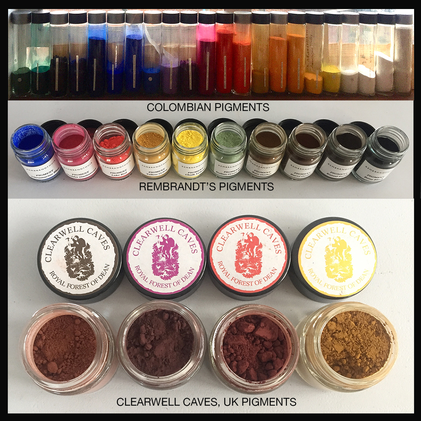 Purchased pigments